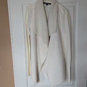 Le Chateau Cream Women's Cardigan